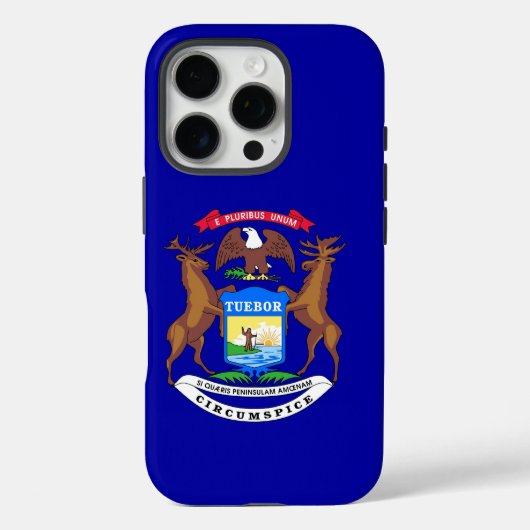 Apple iPhone 16 Pro Hoesje-Mate, Michigan Case-Mate iPhone Case (Achterkant)