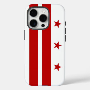 Apple iPhone 16 Pro Hoesje, Washington DC vlag Hoesje