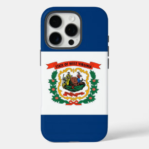 Apple iPhone 16 Pro Hoesje, West Virginia vlag Hoesje