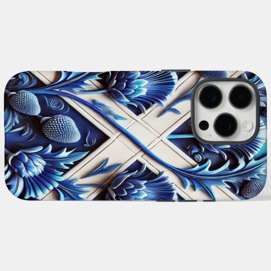 Apple iPhone 16 Pro Max Case, Scottish Thistles Case-Mate iPhone Case (Achterkant (horizontaal))