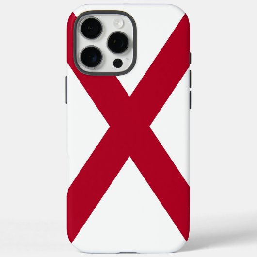 Apple iPhone 16 Pro Max Hoesje, Alabama vlag Case-Mate iPhone Case (Achterkant)