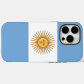 Apple iPhone 16 Pro Max Hoesje, Argentijnse vlag Case-Mate iPhone Case (Achterkant (horizontaal))
