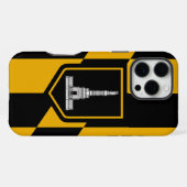 Apple iPhone 16 Pro Max Hoesje, Baltimore vlag Hoesje (Achterkant horizontaal)