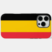 Apple iPhone 16 Pro Max Hoesje, Belgische vlag Case-Mate iPhone Case (Achterkant (horizontaal))