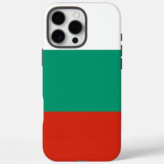 Apple iPhone 16 Pro Max Hoesje, Bulgaarse vlag Case-Mate iPhone Case (Achterkant)