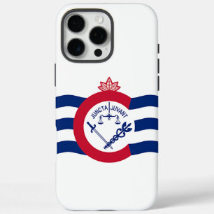 Apple iPhone 16 Pro Max Hoesje, Cincinnati vlag Hoesje