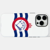 Apple iPhone 16 Pro Max Hoesje, Cincinnati vlag Case-Mate iPhone Case (Achterkant (horizontaal))
