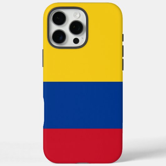 Apple iPhone 16 Pro Max Hoesje, Colombia vlag Case-Mate iPhone Case (Achterkant)