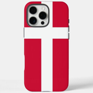 Apple iPhone 16 Pro Max Hoesje, Deense vlag Hoesje