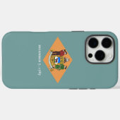 Apple iPhone 16 Pro Max Hoesje, Delaware vlag Case-Mate iPhone Case (Achterkant (horizontaal))