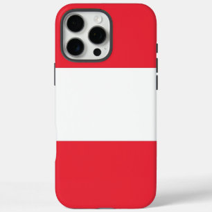 Apple iPhone 16 Pro Max Hoesje, Oostenrijkse vlag Hoesje