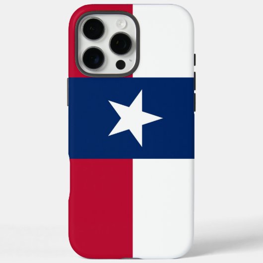 Apple iPhone 16 Pro Max Hoesje, Texas vlag Case-Mate iPhone Case (Achterkant)