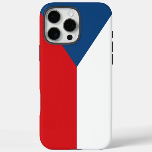Apple iPhone 16 Pro Max Hoesje, Tsjechië vlag Case-Mate iPhone Case (Achterkant)