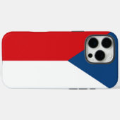 Apple iPhone 16 Pro Max Hoesje, Tsjechië vlag Case-Mate iPhone Case (Achterkant (horizontaal))