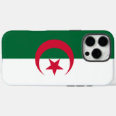Apple iPhone 16 Pro Max Hoesje, vlag van Algerije Case-Mate iPhone Case (Achterkant (horizontaal))