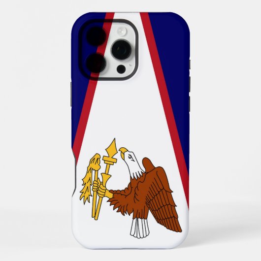 Apple iPhone 16 Pro Max Hoesje, vlag van Amerikaan Hoesje (Achterkant)