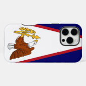Apple iPhone 16 Pro Max Hoesje, vlag van Amerikaan Hoesje (Achterkant horizontaal)
