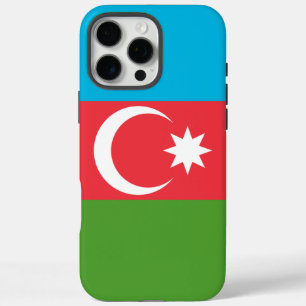 Apple iPhone 16 Pro Max Hoesje, vlag van Azerbeidz Hoesje