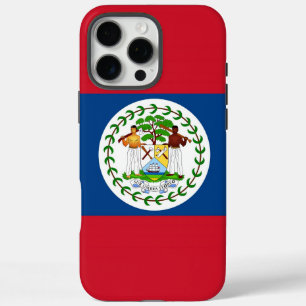 Apple iPhone 16 Pro Max Hoesje, Vlag van Belize Hoesje