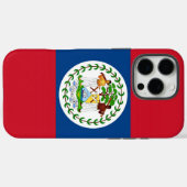 Apple iPhone 16 Pro Max Hoesje, Vlag van Belize Case-Mate iPhone Case (Achterkant (horizontaal))