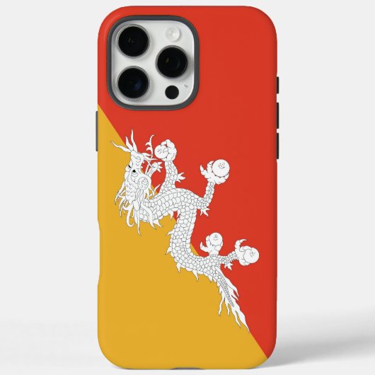Apple iPhone 16 Pro Max Hoesje, vlag van Bhutan Case-Mate iPhone Case (Achterkant)