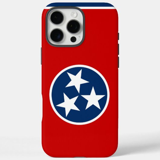 Apple iPhone 16 Pro Max Hoesje, vlag van Tennessee Case-Mate iPhone Case (Achterkant)