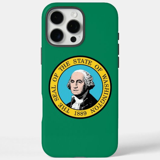 Apple iPhone 16 Pro Max, vlag van de staat Washing Case-Mate iPhone Case (Achterkant)