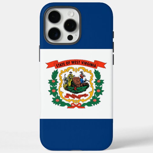 Apple iPhone 16 Pro Max, vlag van West Virginia Case-Mate iPhone Case (Achterkant)