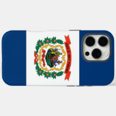 Apple iPhone 16 Pro Max, West Virginia flag Case-Mate iPhone Case (Achterkant (horizontaal))