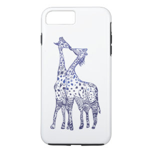 Apple iPhone 8 Plus/7 Plus, stoere dieren kussen iPhone 8/7 Plus Hoesje