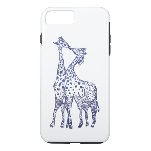 Apple iPhone 8 Plus/7 Plus, stoere dieren kussen Case-Mate iPhone Case (Achterkant)