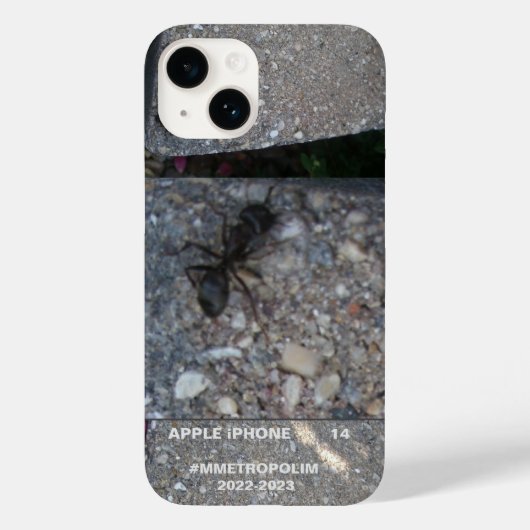 APPLE iPHONE CASE /#MMETROPOLIM DESIGN (Achterkant)