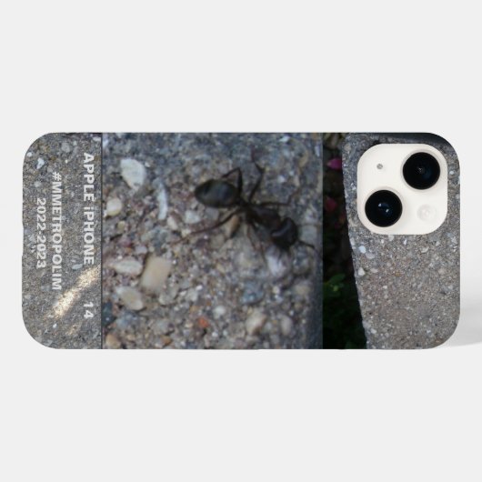 APPLE iPHONE CASE /#MMETROPOLIM DESIGN (Achterkant (horizontaal))