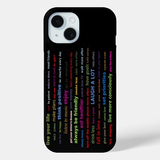 Apple iPhone Case Telefoonhoes Motivatie quotes (Achterkant)