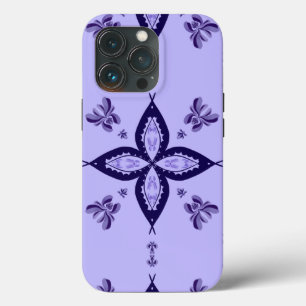Apple iPhone hoesje met bloem ontwerp