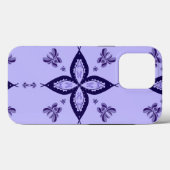 Apple iPhone hoesje met bloem ontwerp (Achterkant (horizontaal))