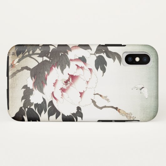 APPLE iPhone / iPad hoesje JAPANSE BLOEMEN (Achterkant (horizontaal))
