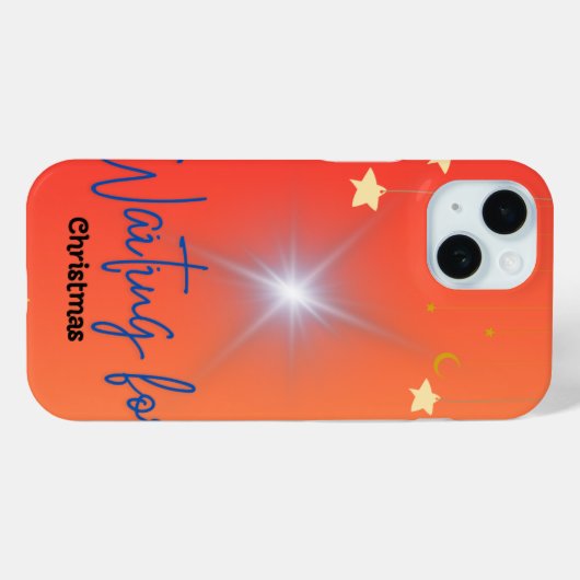 Apple iPhone Kerstversie hoesje (Achterkant (horizontaal))