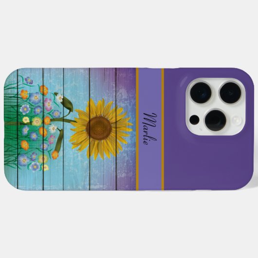 Apple iPhone Pro Max Zonnebloem Case-Mate iPhone Case (Achterkant (horizontaal))