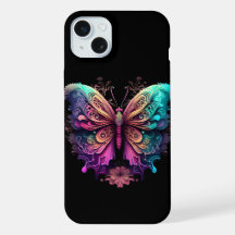Apple iPhone vlinder regenboog ruimte telefoonhoes