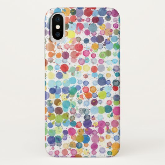 Apple iPhone X CaseMate Hoesje Waterverf Verf Dali (Achterkant)
