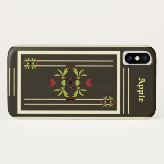 Apple iPhone X Hoesje (Achterkant (horizontaal))
