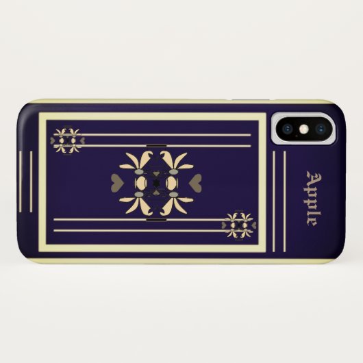 Apple iPhone X Hoesje (Achterkant (horizontaal))