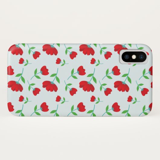 Apple iPhone X Hoesje Sjabloon (Achterkant (horizontaal))