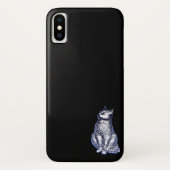 apple iphoneX hoesje kat stijl ontwerp (Achterkant)