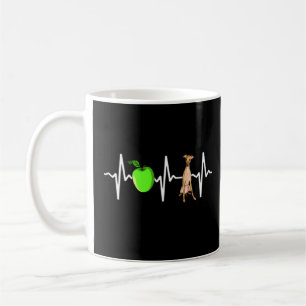 Apple Italiaanse Greyhound Heartbeat Dog Koffiemok