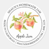Apple Jam Modern label (Voorkant)