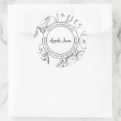 Apple Jam Sketch Modern label (Tas)