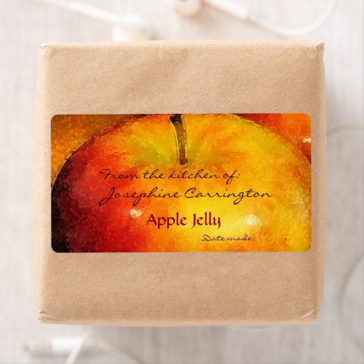 Apple Jelly Canning Labels (Insitu)