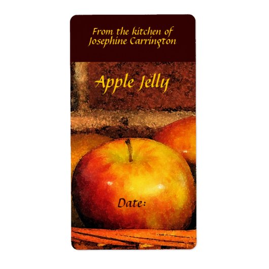 Apple Jelly Labels (Voorkant)